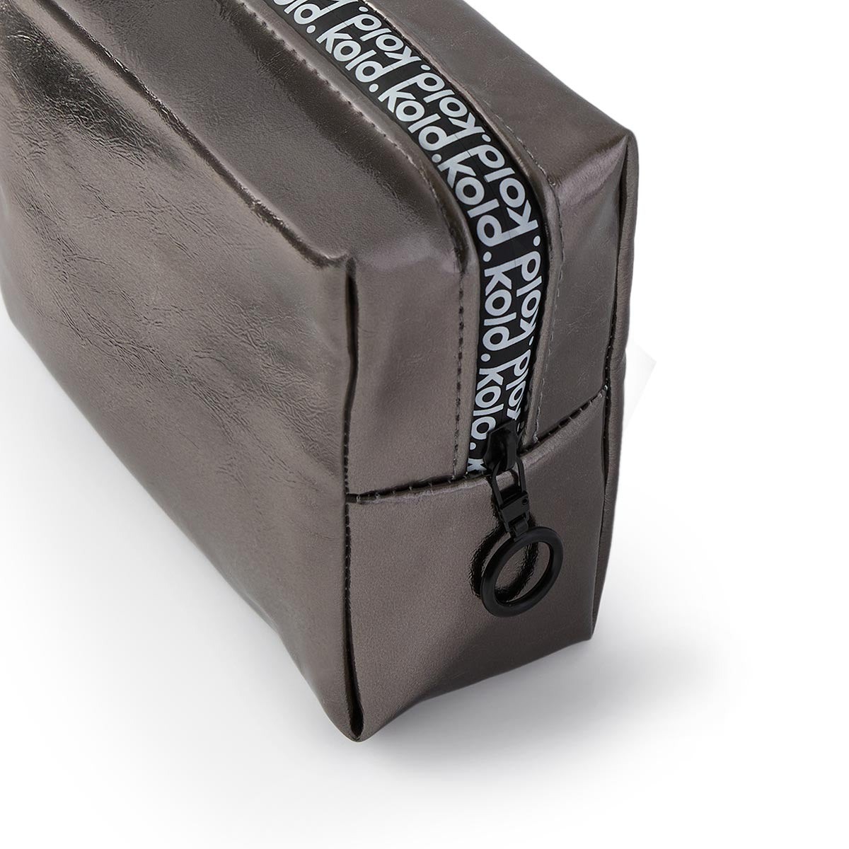 KOLD Midi Insulated Makeup Bag in Chrome