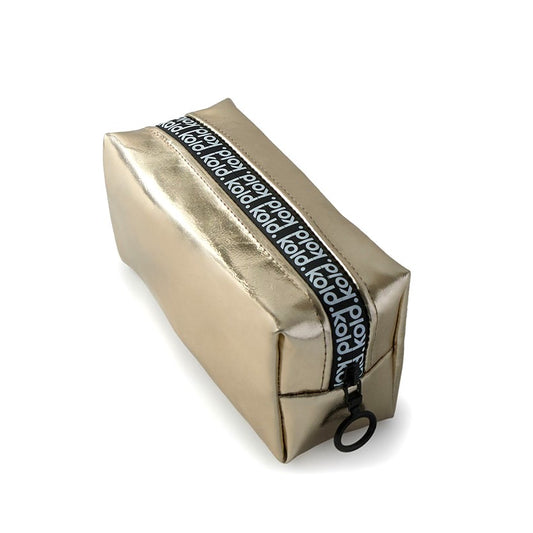 KOLD Mini Insulated Makeup Bag in Gold