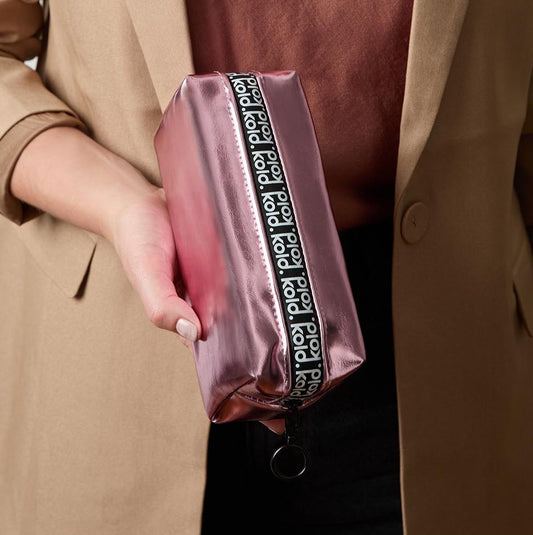 KOLD Mini Insulated Makeup Bag in Rose