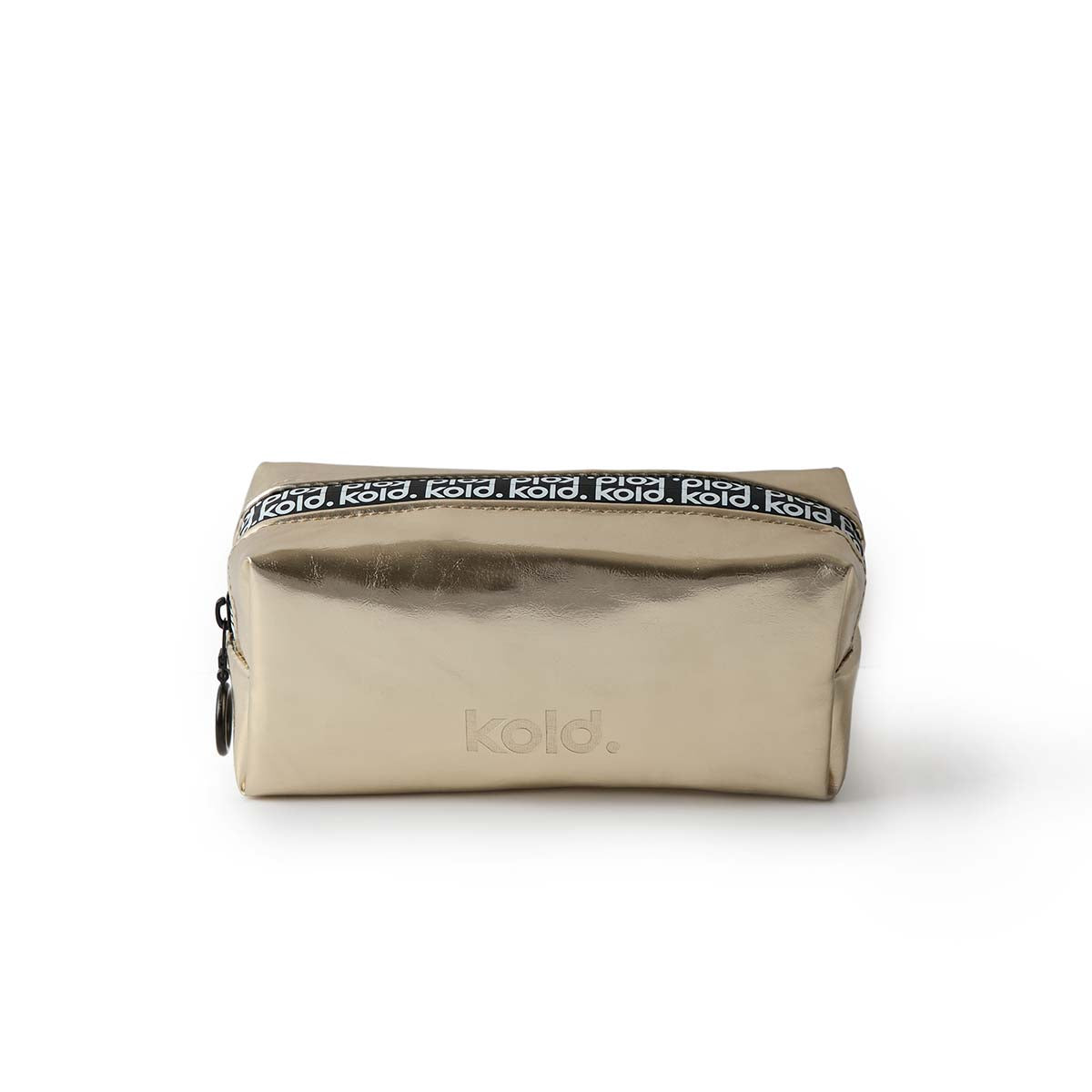 KOLD Mini Insulated Makeup Bag in Gold