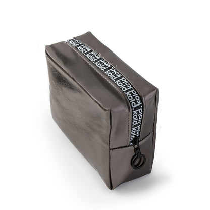 KOLD Midi Insulated Makeup Bag in Chrome