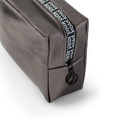 KOLD Midi Insulated Makeup Bag in Chrome