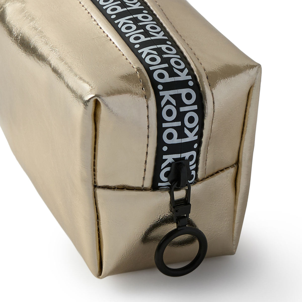 KOLD Mini Insulated Makeup Bag in Gold